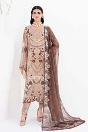 Ramsha Chevron Vol 06 Embroidered Chiffon Unstitched 3Pc Suit A-610