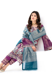 Ramsha Chevron Vol 06 Embroidered Chiffon Unstitched 3Pc Suit A-611