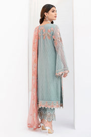 Ramsha Chevron Vol 06 Embroidered Chiffon Unstitched 3Pc Suit A-612