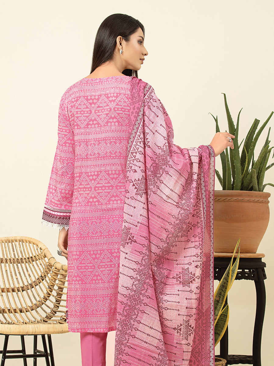 ACE Galleria Merak Printed Lawn Unstitched 3Pc Suit A-WU3PML23-22638