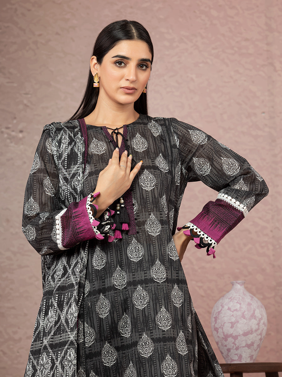 ACE Galleria Merak Khaddar Unstitched Printed 3Pc Suit A-WU3PWK22-403