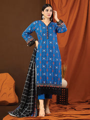 ACE Galleria Merak Khaddar Unstitched Printed 3Pc Suit A-WU3PWK22-407