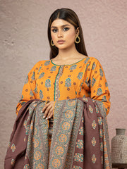 ACE Galleria Merak Khaddar Unstitched Printed 3Pc Suit A-WU3PWK22-452