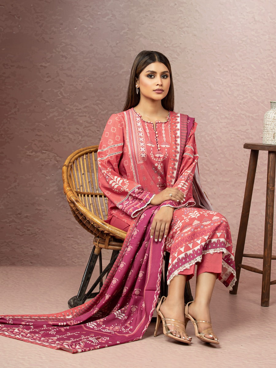 ACE Galleria Merak Viscose Unstitched Printed 3Pc Suit A-WU3PWV22-515