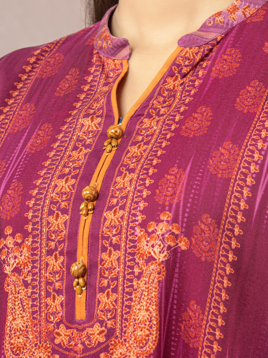 ACE Galleria Merak Viscose Unstitched Printed 3Pc Suit A-WU3PWV22-523