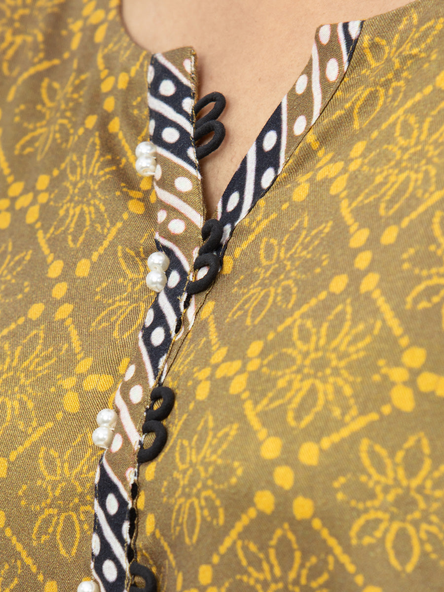 ACE Galleria Merak Viscose Unstitched Printed 3Pc Suit A-WU3PWV22-561
