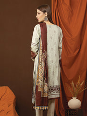 ACE Galleria Viscose Unstitched Embroidered 3Pc Suit A-WU3PWV22-564