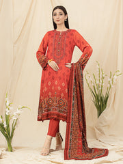 ACE Galleria Viscose Unstitched Embroidered 3Pc Suit A-WU3PWV22-568