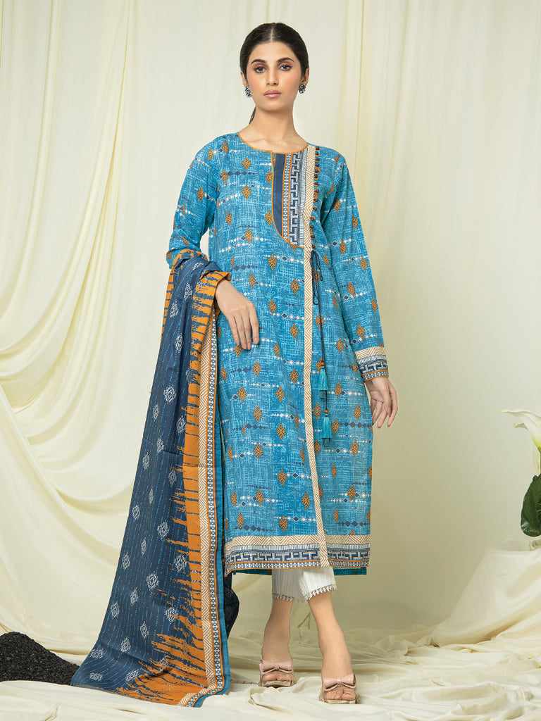 ACE Galleria Merak Printed Lawn Unstitched 2Pc Suit A-WUSDS22-103