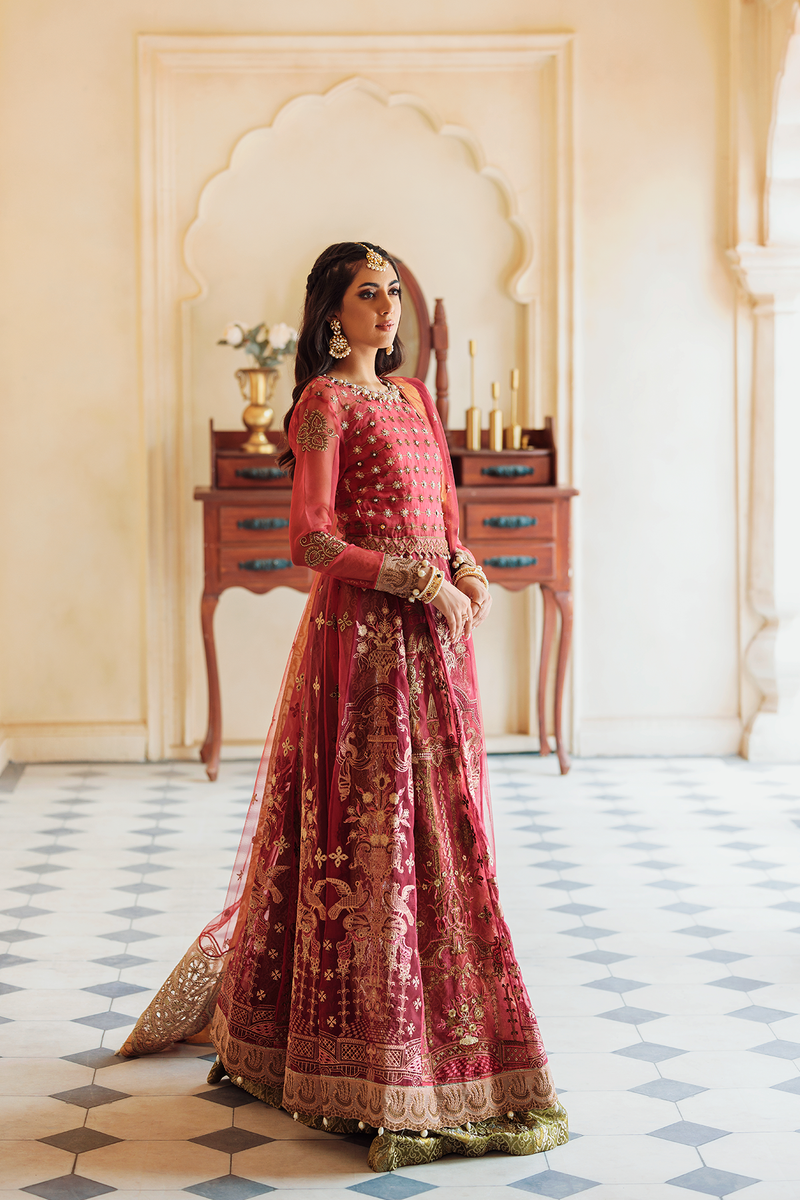 Mirha Anchal Festive Embroidered Unstitched Formal Suit - AAFREEN