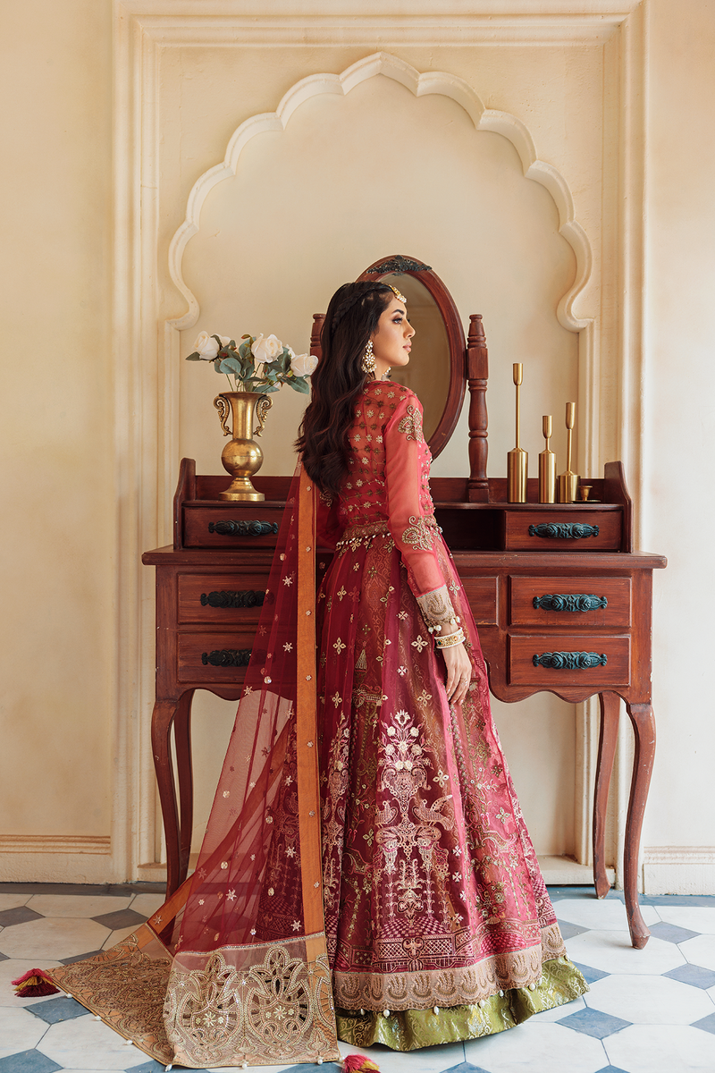 Mirha Anchal Festive Embroidered Unstitched Formal Suit - AAFREEN