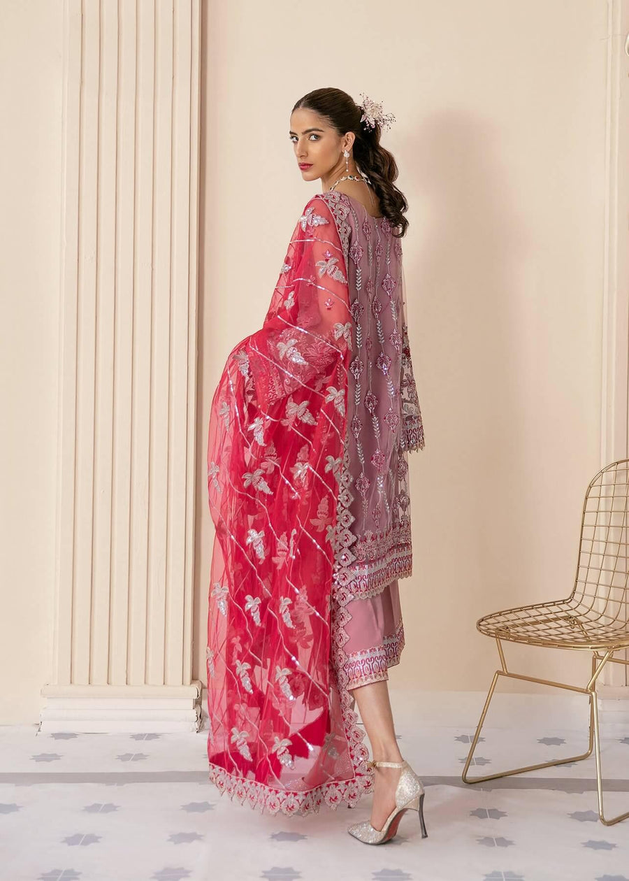 Akbar Aslam Raqs Eid Formal Collection'21 3PCS Suit AAWC-1379 Fissure - FaisalFabrics.pk