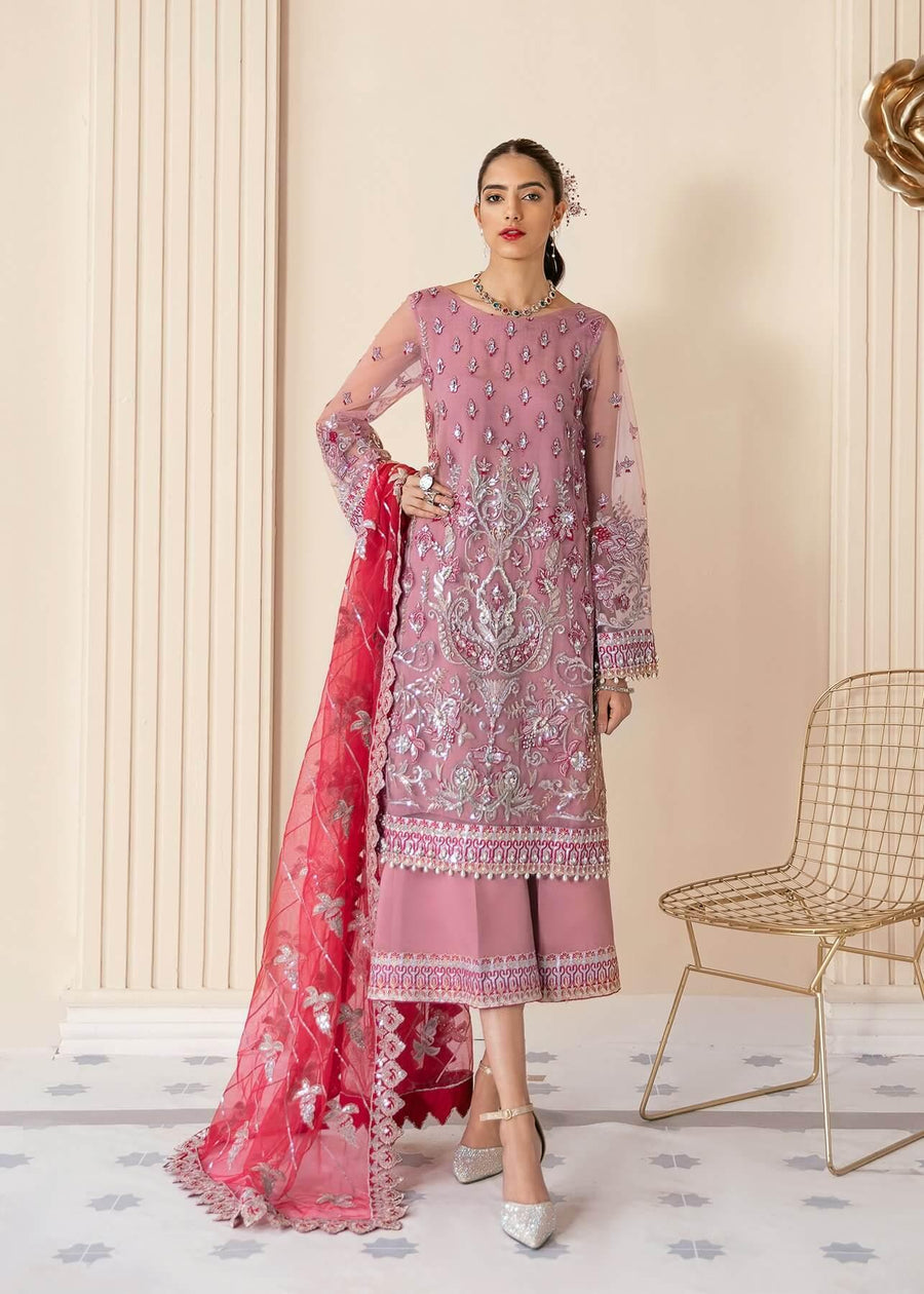 Akbar Aslam Raqs Eid Formal Collection'21 3PCS Suit AAWC-1379 Fissure - FaisalFabrics.pk