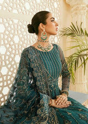 Akbar Aslam Elinor Embroidered Formal Wedding 3pc Suit AAWC-1384 MALEO - FaisalFabrics.pk