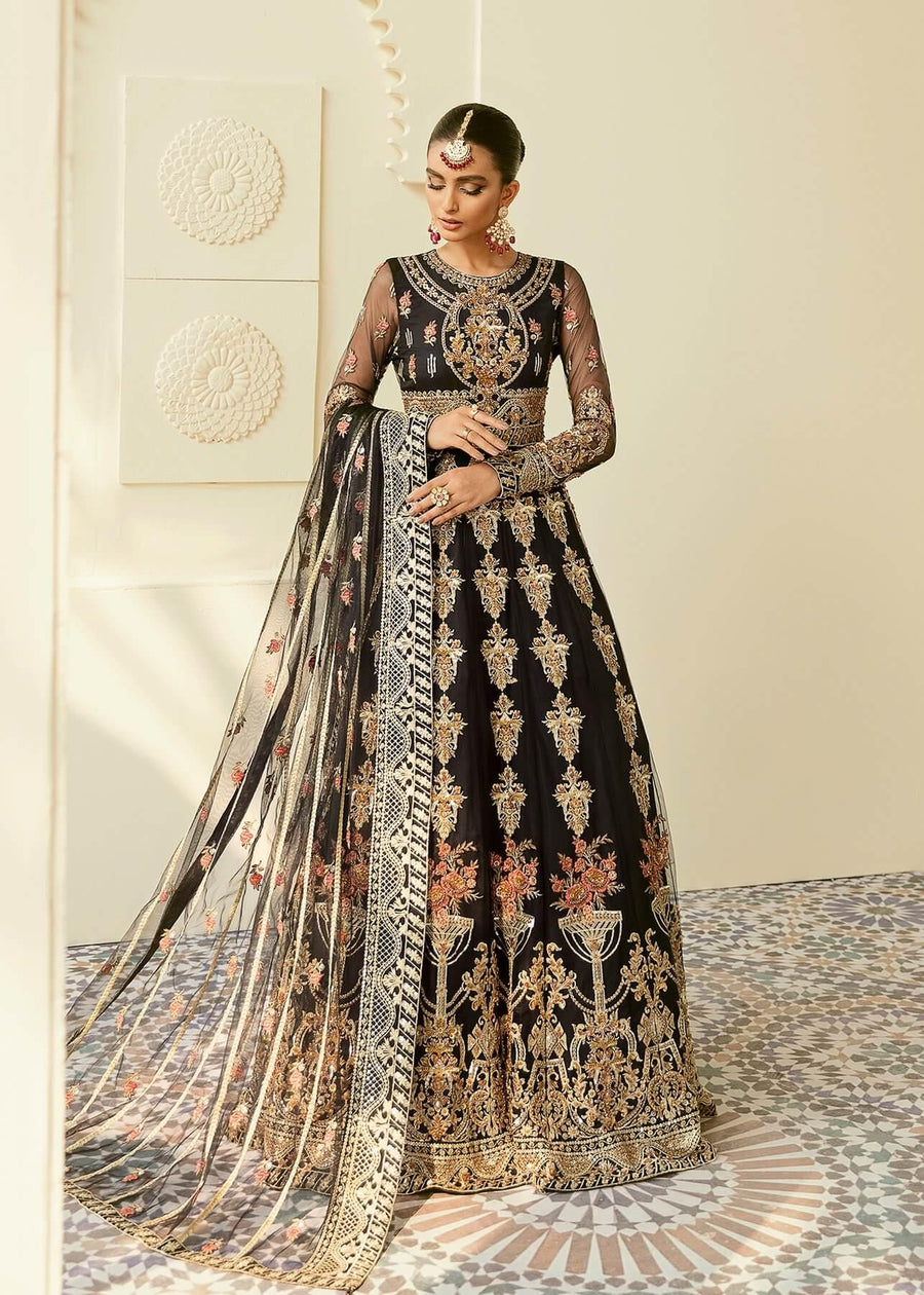 Akbar Aslam Elinor Embroidered Formal Wedding Wear AAWC-1385 MURELET - FaisalFabrics.pk