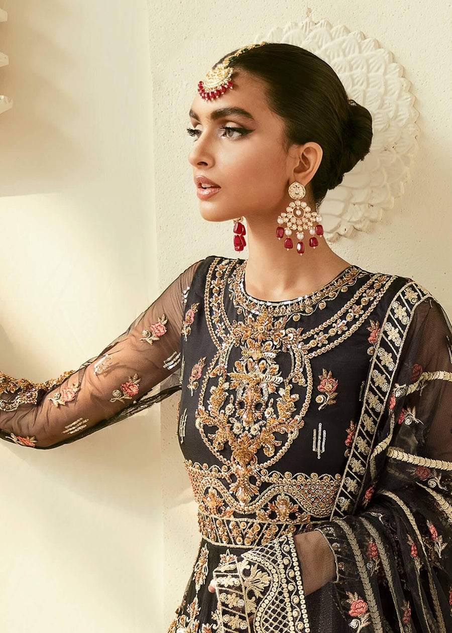 Akbar Aslam Elinor Embroidered Formal Wedding Wear AAWC-1385 MURELET - FaisalFabrics.pk
