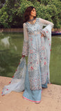 ANAYA By Kiran Chaudhry Opulence 3pc Chiffon Suit AC21-05 AQUA - FaisalFabrics.pk