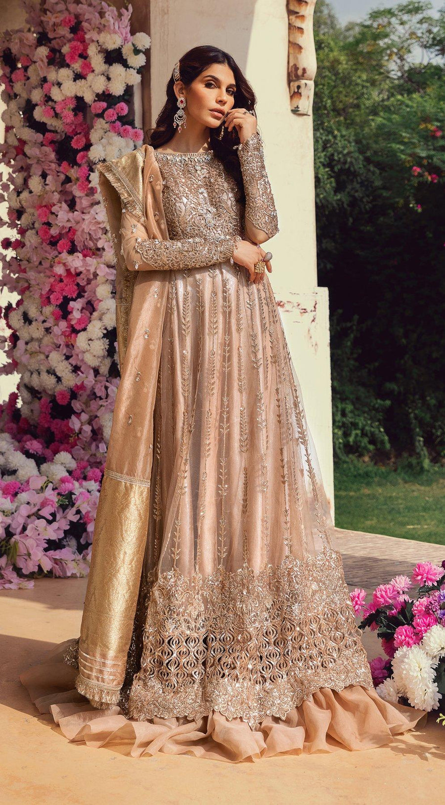 ANAYA By Kiran Chaudhry Opulence 3pc Chiffon Suit AC21-07 RADIANCE - FaisalFabrics.pk
