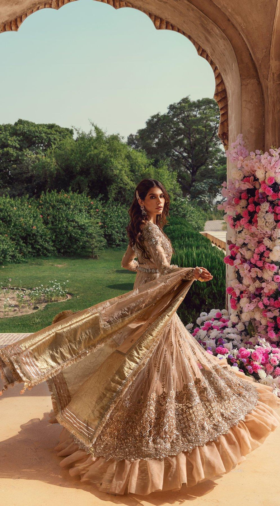 ANAYA By Kiran Chaudhry Opulence 3pc Chiffon Suit AC21-07 RADIANCE - FaisalFabrics.pk