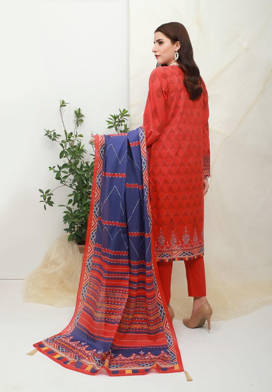 ACE Galleria Digital Embroidered Lawn Unstitched 3pc Suit ACE 12016 - FaisalFabrics.pk