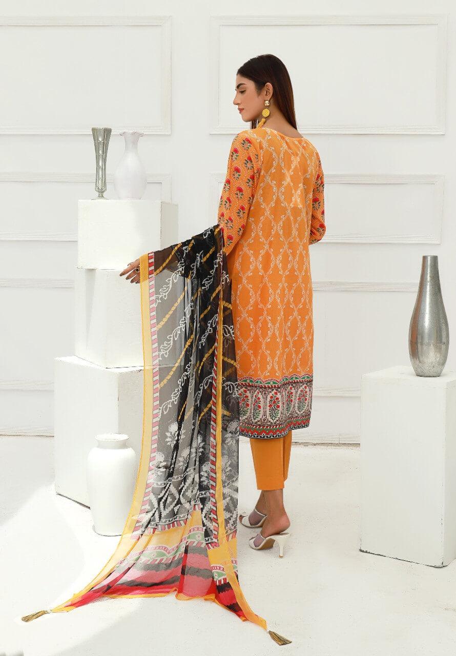 ACE Galleria Digital Embroidered Unstitched 3 Piece Lawn Suit ACE-12061 - FaisalFabrics.pk