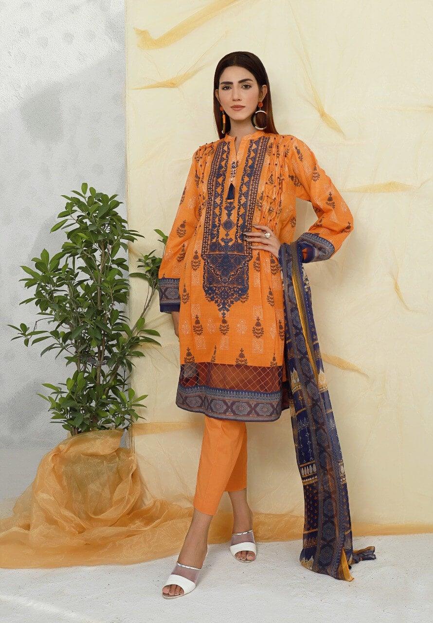 ACE Galleria Digital Embroidered Unstitched 3 Piece Lawn Suit ACE-12063 - FaisalFabrics.pk