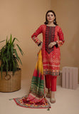 ACE Galleria Digital Embroidered Cambric Unstitched 3pc Suit ACE 12078