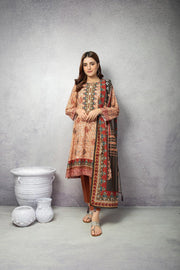 ACE Galleria Digital Printed Unstitched 3 Piece Khaddar Suit ACE 12097 - FaisalFabrics.pk