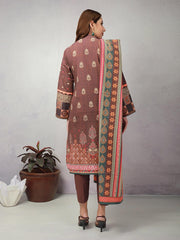 ACE Galleria Digital Embroidered Unstitched 3pc Khaddar Suit ACE 12106 - FaisalFabrics.pk