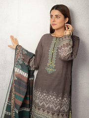 ACE Galleria Digital Embroidered Unstitched 3pc Khaddar Suit ACE 12114 - FaisalFabrics.pk