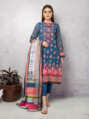 ACE Galleria Digital Embroidered Unstitched 3PC Khaddar Suit ACE 12118 - FaisalFabrics.pk