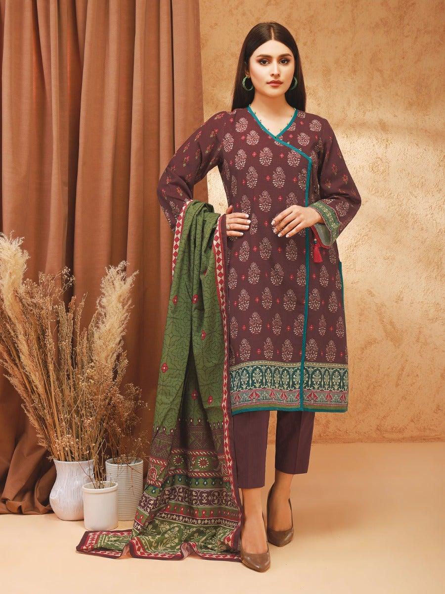 ACE Galleria Digital Printed Unstitched 3 Piece Khaddar Suit ACE 12139 - FaisalFabrics.pk