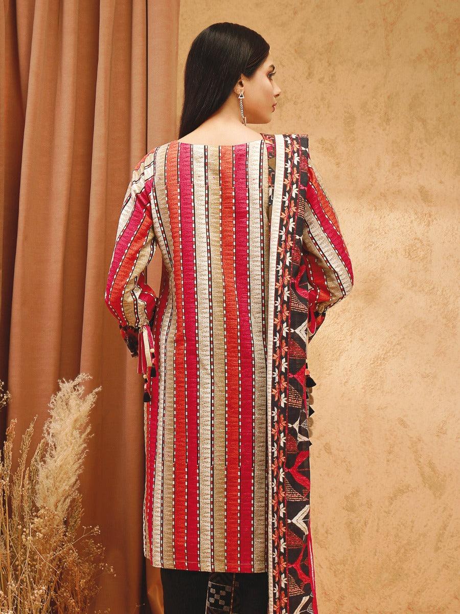 ACE Galleria Digital Printed Unstitched 3 Piece Khaddar Suit ACE 12140 - FaisalFabrics.pk