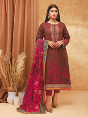 ACE Galleria Digital Embroidered Unstitched 3Pc Khaddar Suit ACE 12151 - FaisalFabrics.pk