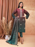 ACE Galleria Digital Embroidered Unstitched 3pc Khaddar Suit ACE 12159