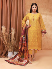 ACE Galleria Digital Embroidered Unstitched 3pc Khaddar Suit ACE 12162 - FaisalFabrics.pk