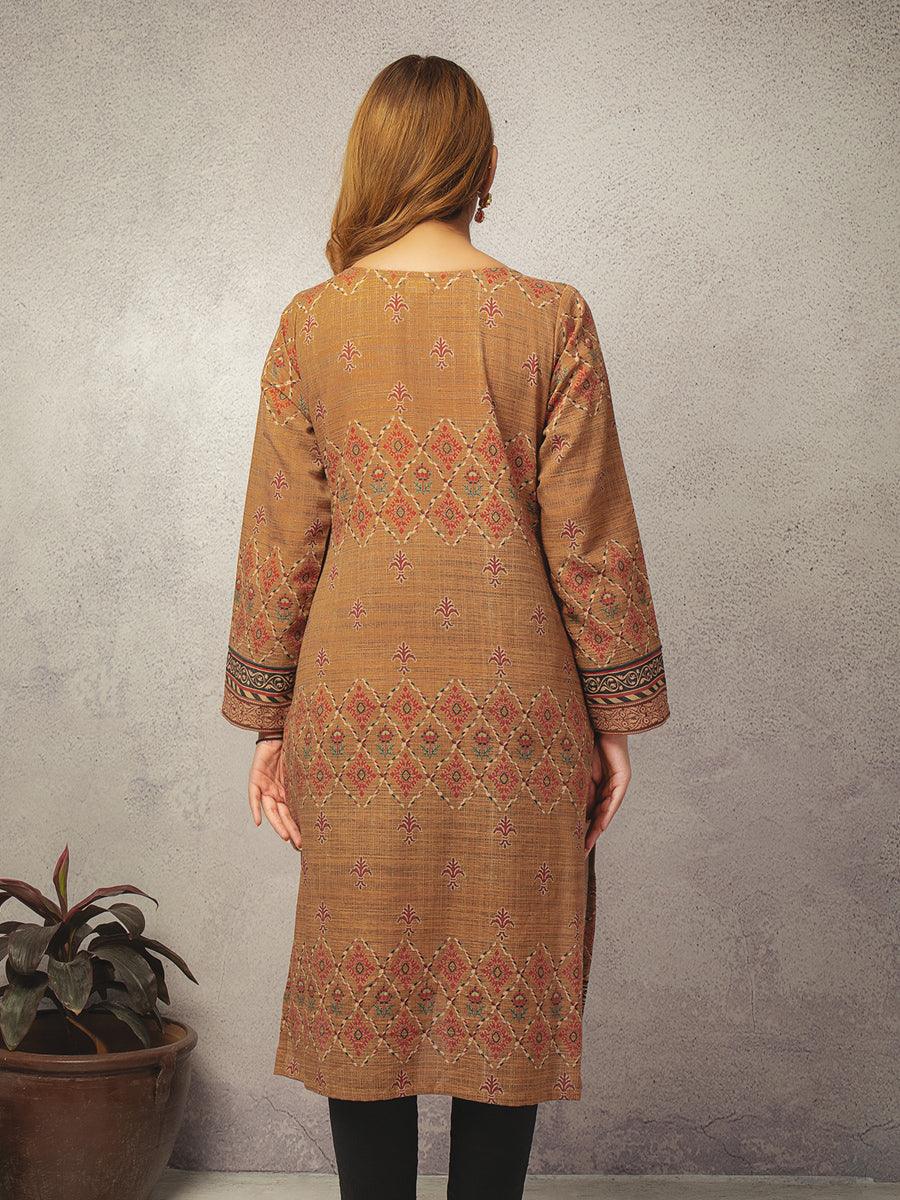 ACE Galleria Digital Embroidered Unstitched 1pc Khaddar Shirt ACE 12183 - FaisalFabrics.pk