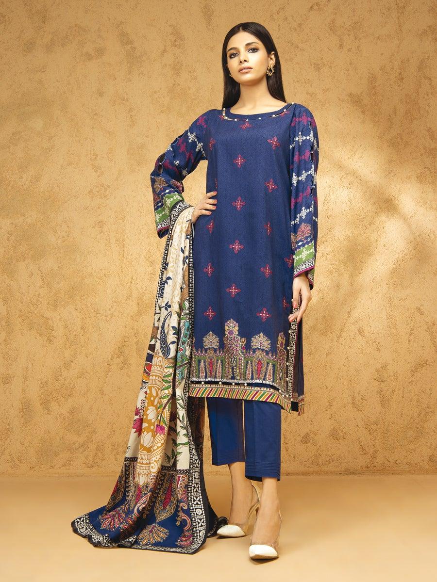 ACE Galleria Digital Printed Unstitched 3 Piece Viscose Suit ACE 12221 - FaisalFabrics.pk