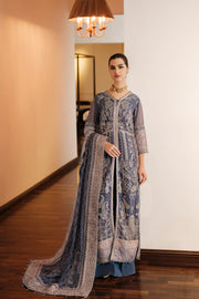 FARASHA Lueur Unstitched Embroidered Luxury Chiffon Suit 08-ADELINE