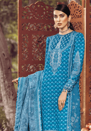 Anaya by Kiran Chaudhry Embroidered Linen 3Pc Suit AEL22-04 FARAH