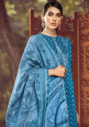 Anaya by Kiran Chaudhry Embroidered Linen 3Pc Suit AEL22-04 FARAH