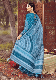 Anaya by Kiran Chaudhry Embroidered Linen 3Pc Suit AEL22-04 FARAH