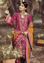 Anaya by Kiran Chaudhry Embroidered Linen 3Pc Suit AEL22-05 ADELINE