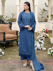 Aafreen by Riaz Arts Embroidered Chikankari Schiffli Lawn 3Pc AF-07