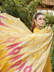 Aafreen by Riaz Arts Unstitched Embroidered Lawn 3Pc Suit AF-17