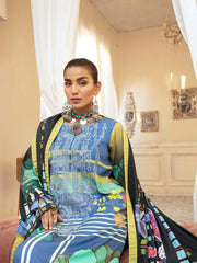Bano by Riaz Arts Embroidered Corduroy 3pc Unstitched Suit AF-55 - FaisalFabrics.pk