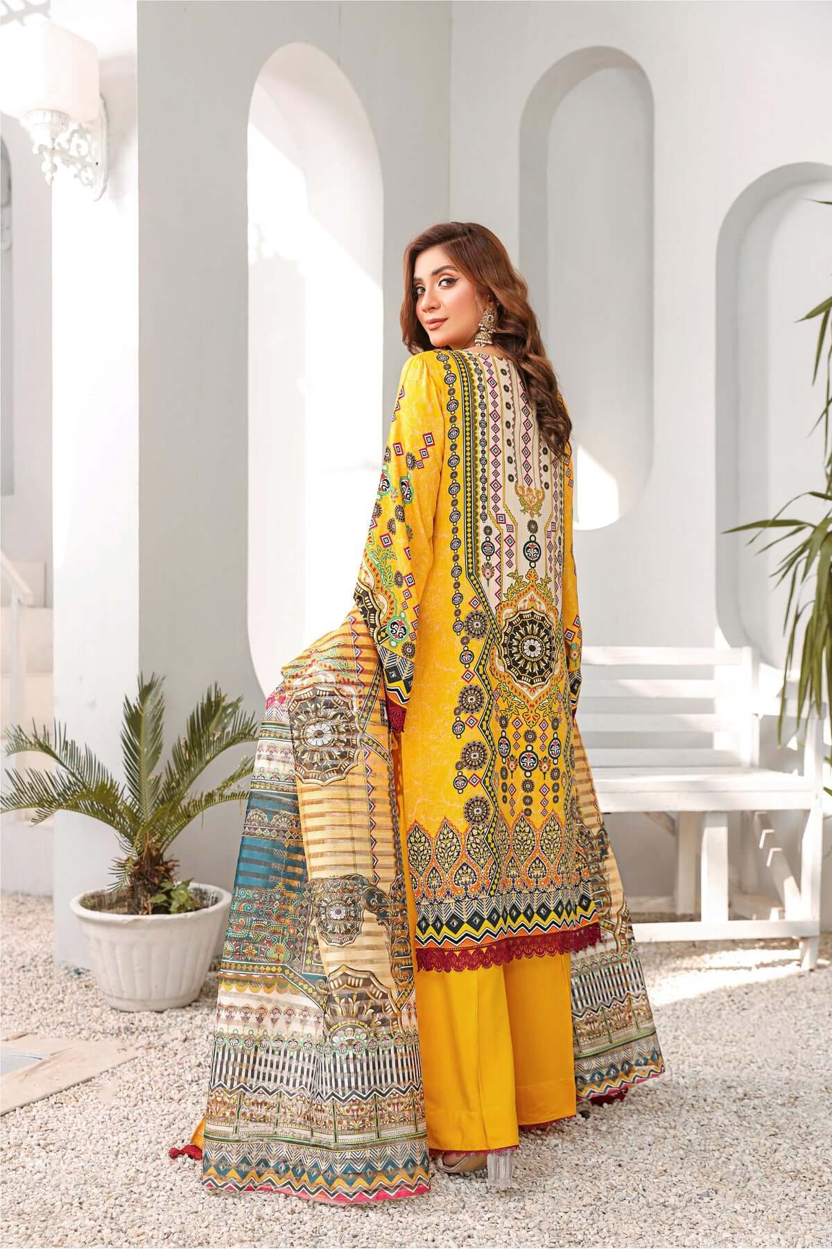 Kesa By LALA Textile Embroidered Viscose Unstitched 3Pc Suit AFTAB kesa-by-lala-textile-embroidered-viscose-unstitched-3pc-suit-aftab
