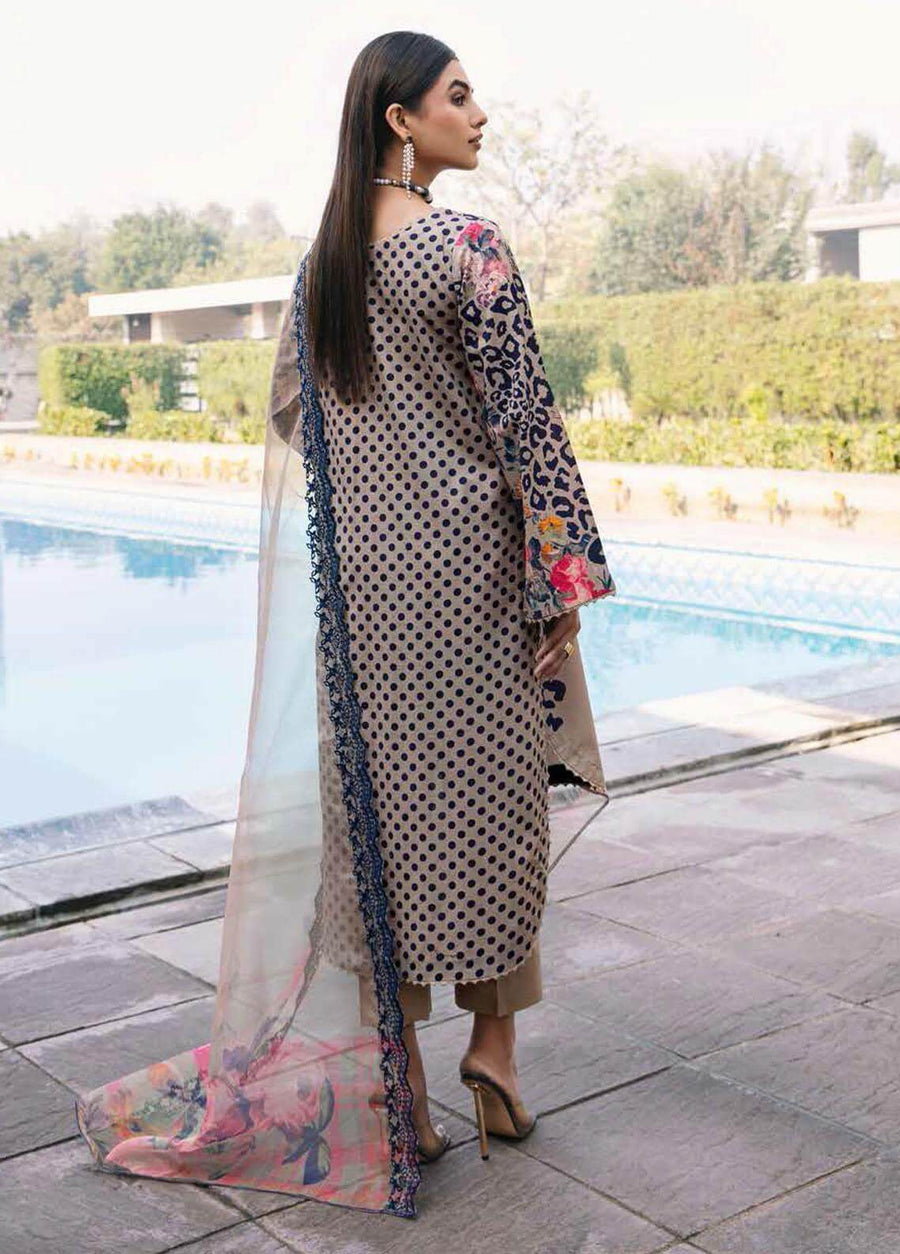 Charizma Aaghaz Unstitched Embroidered Lawn 3Piece Suit AG-01