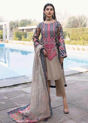 Charizma Aaghaz Unstitched Embroidered Lawn 3Piece Suit AG-01