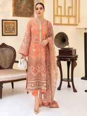AIK Atelier Reveuse Organza & Tulle Embroidered 3 Piece Suit AIK-04 - FaisalFabrics.pk